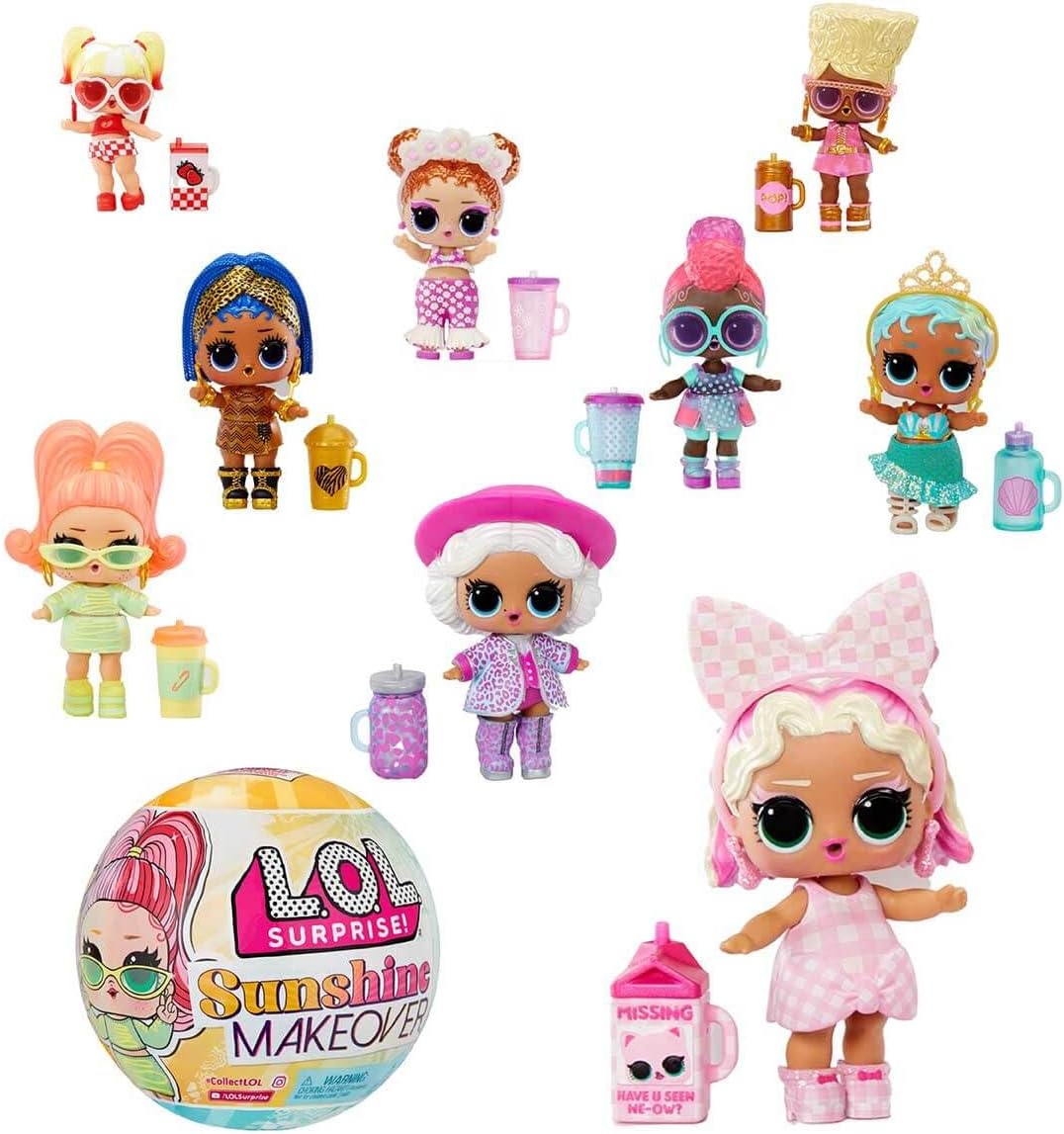 Muñeca LOL Surprise Sunshine Makeover 8 Sorpresas Cambio de Color y Accesorios
