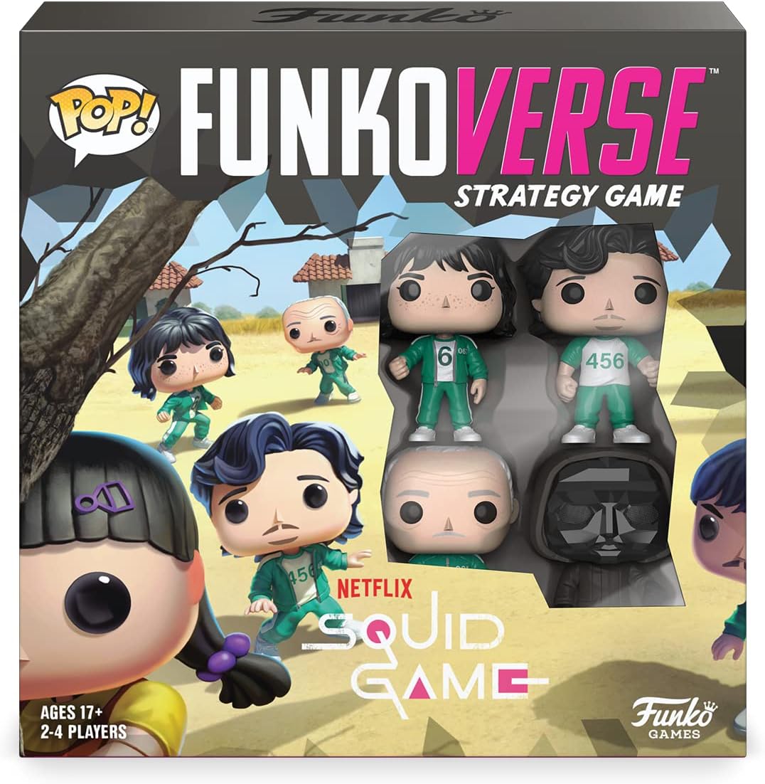 Juego Mesa Estrategia Funkoverse Squid Game 100 4-Pack