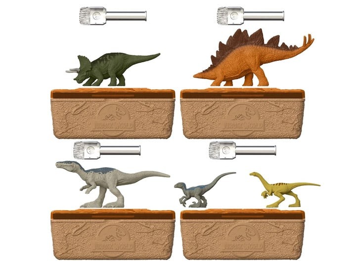 Figura Jurassic World Dominion Minis Box Dinosaurios Discovery Packs