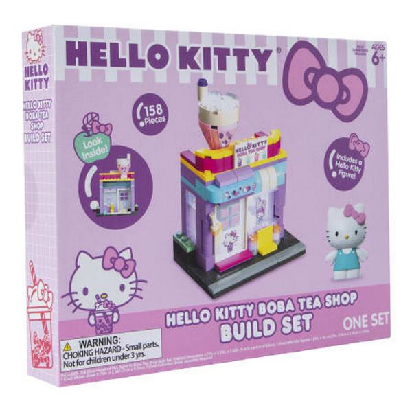 Hello Kitty Bloques Figuras Oficial Boba Tea Shop Construcción Regalo Niños