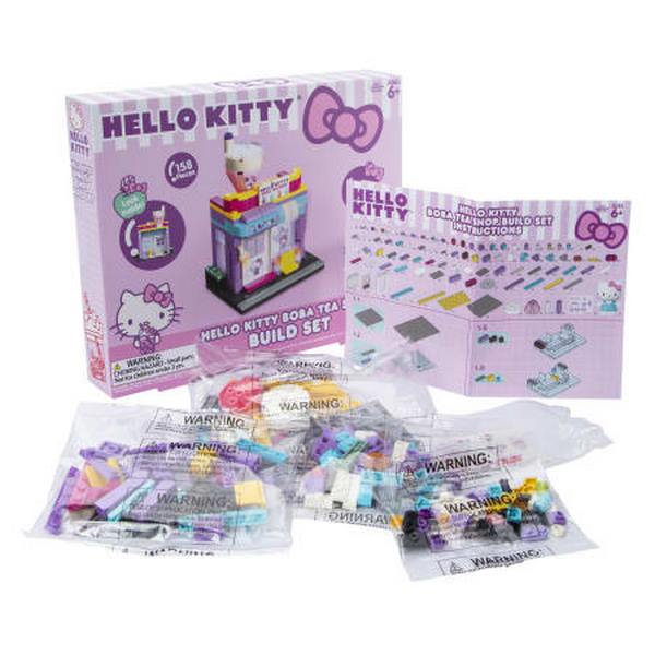 Hello Kitty Bloques Figuras Oficial Boba Tea Shop Construcción Regalo Niños