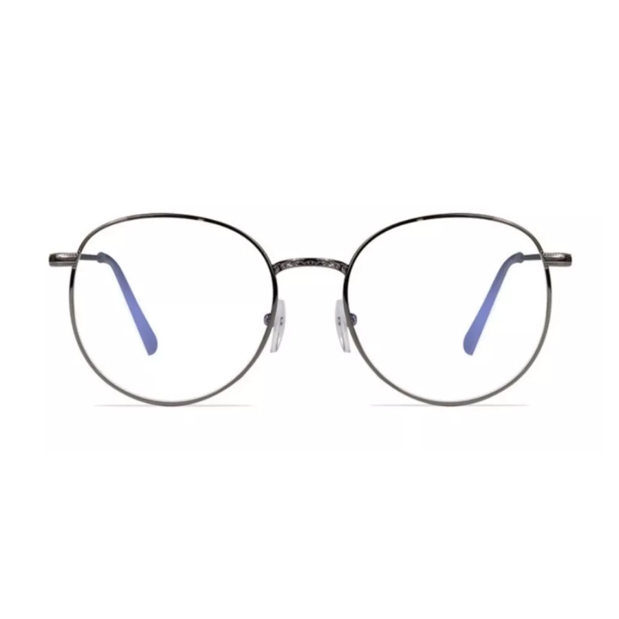 Lentes luz antiblue metálicos Gunmetal