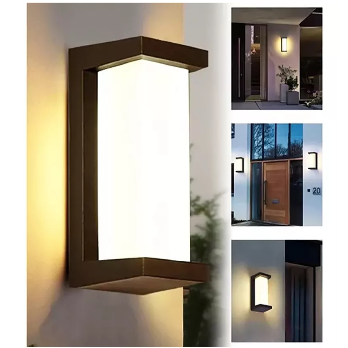 Lámpara De Pared Impermeable Para Exteriores Arbotantes