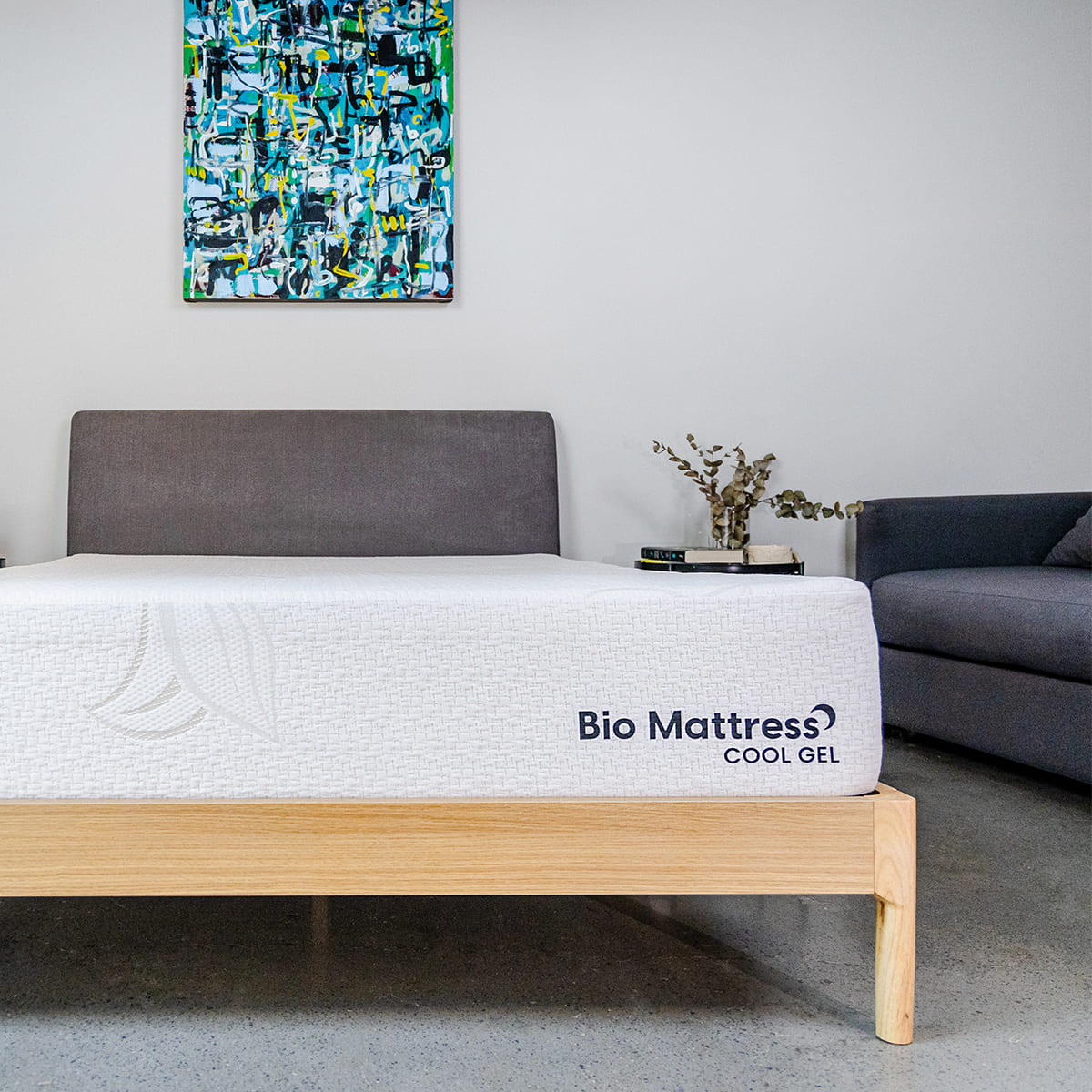 Colchón Matrimonial Bio Mattress Cool Gel: Descanso Fresco y Confortable con Tecnología Avanzada, Firmeza Media.