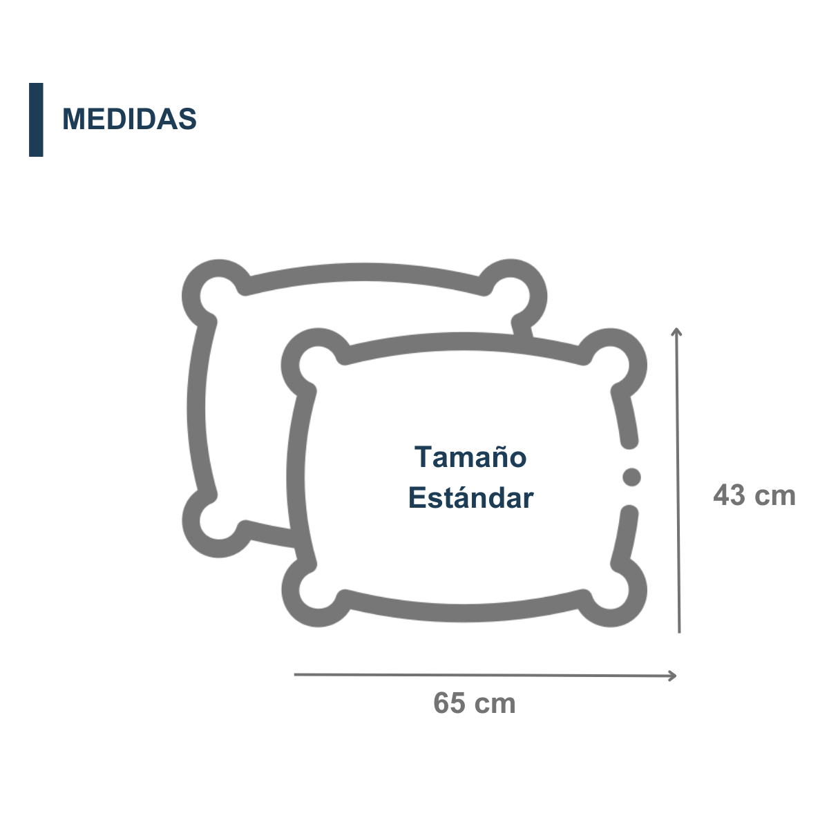 Almohada 4 Pack Semi Firme, Hipoalergénicas, Lavables, 4 Piezas, Tamaño Estándar