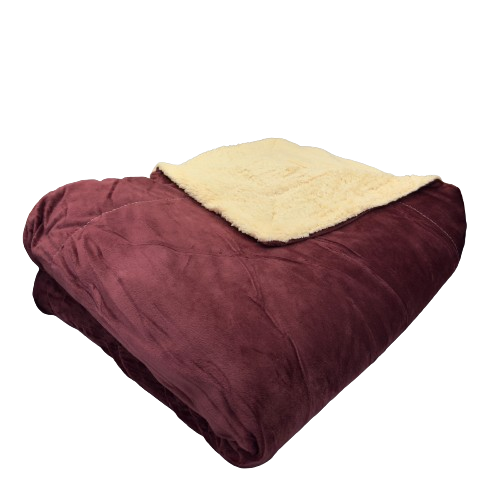 Cobertor Ligero Grueso Ultra Suave y Calientito Aborregado, Medida Matrimonial 