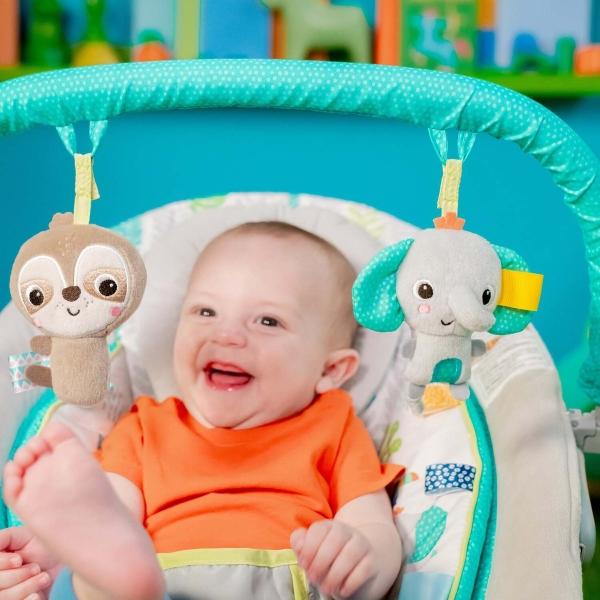 Bouncer Silla Mecedora Para Bebé Bright Starts Jungle Vines