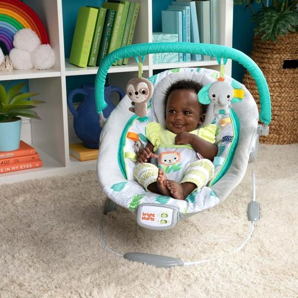 Bouncer Silla Mecedora Para Bebé Bright Starts Jungle Vines