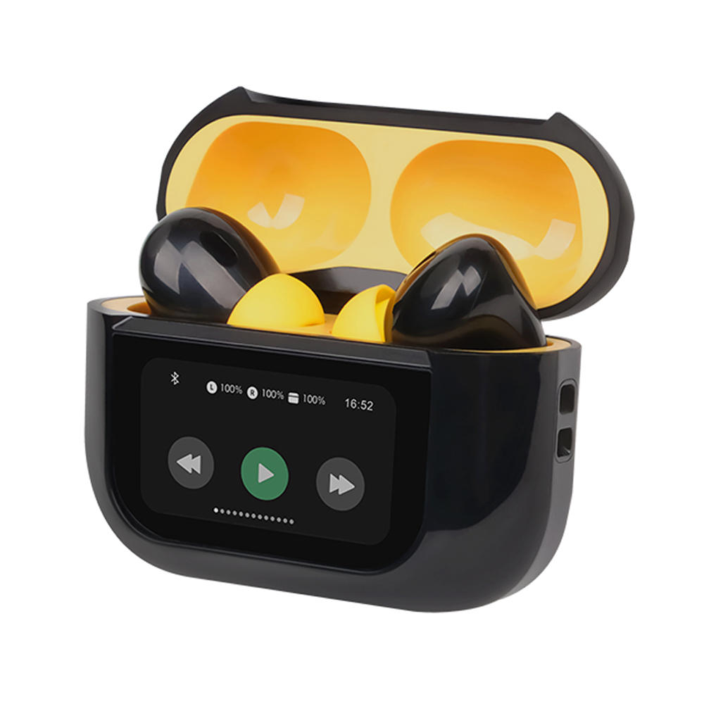 Audífonos TWS STF Tracker con pantalla LCD 