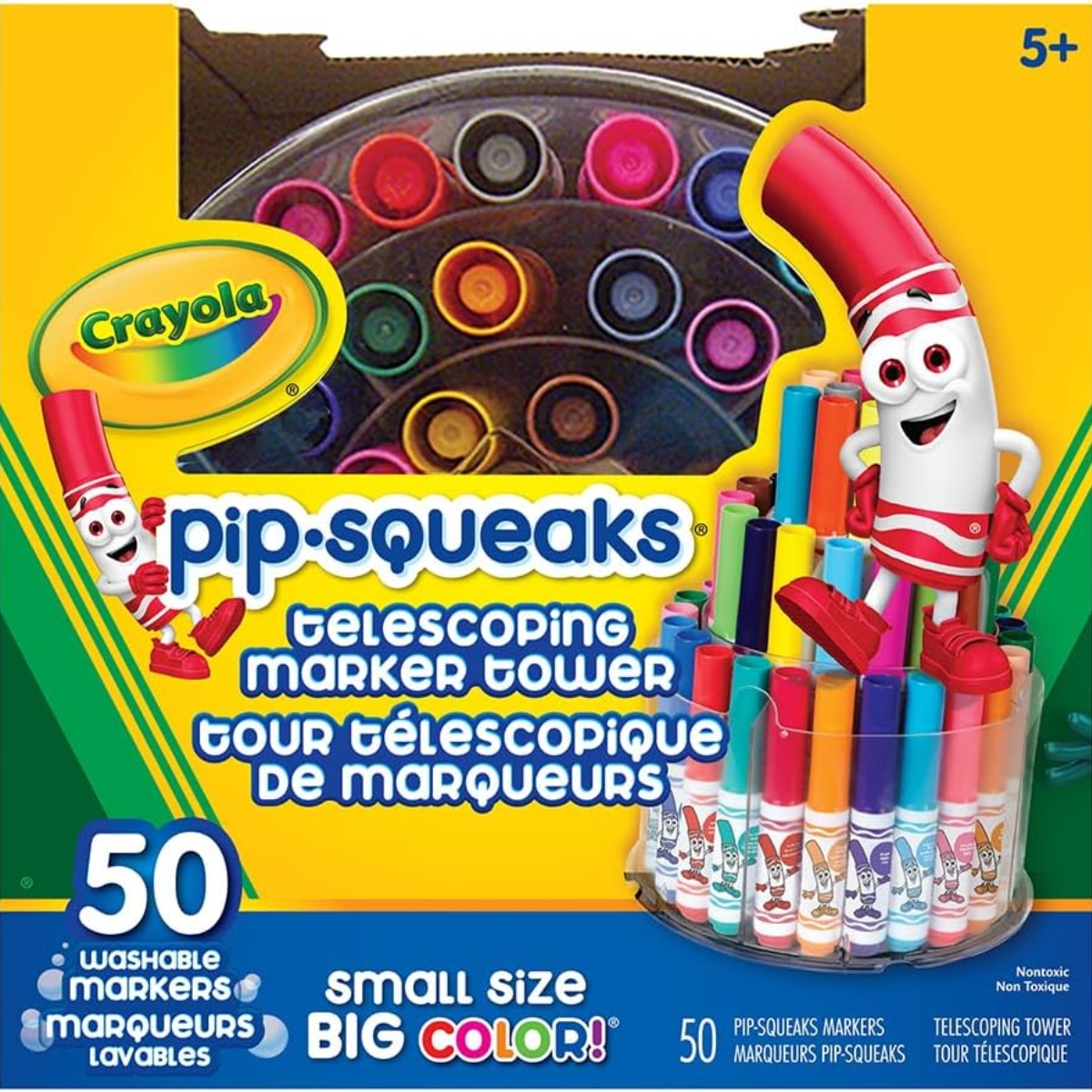 Set de Plumones Crayola PIP SQUEAKS 50 Piezas Multicolores Small Size