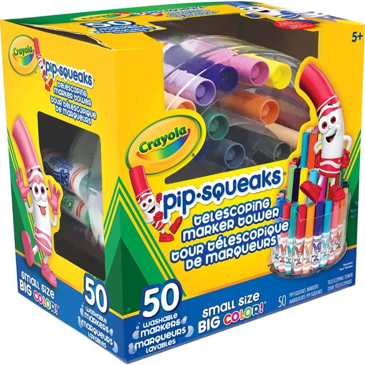 Set de Plumones Crayola PIP SQUEAKS 50 Piezas Multicolores Small Size
