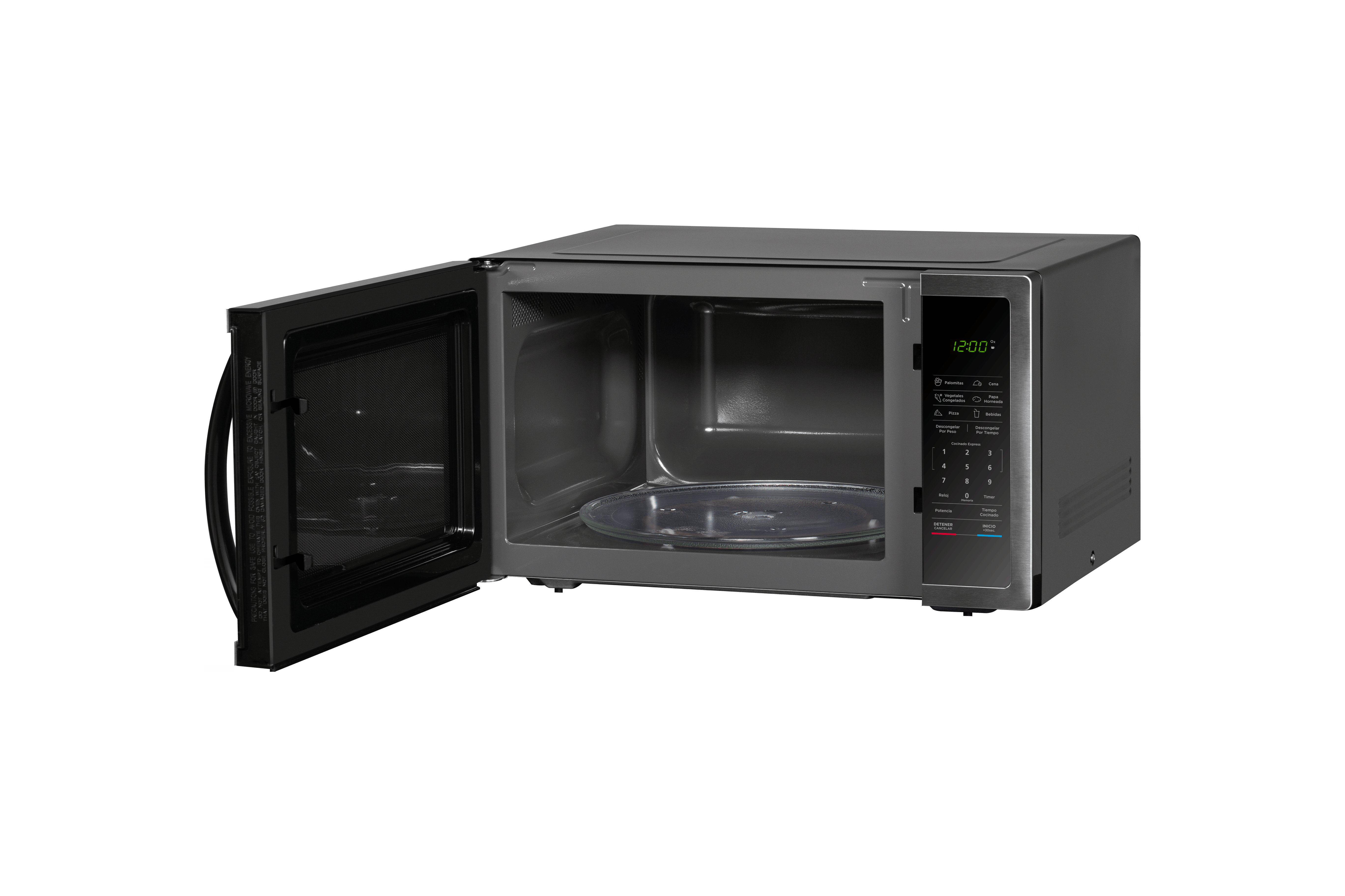 Horno de Microondas Midea MMDHF16S2SS 1.6 Pies 10 Niveles de Potencia Acero Inoxidable