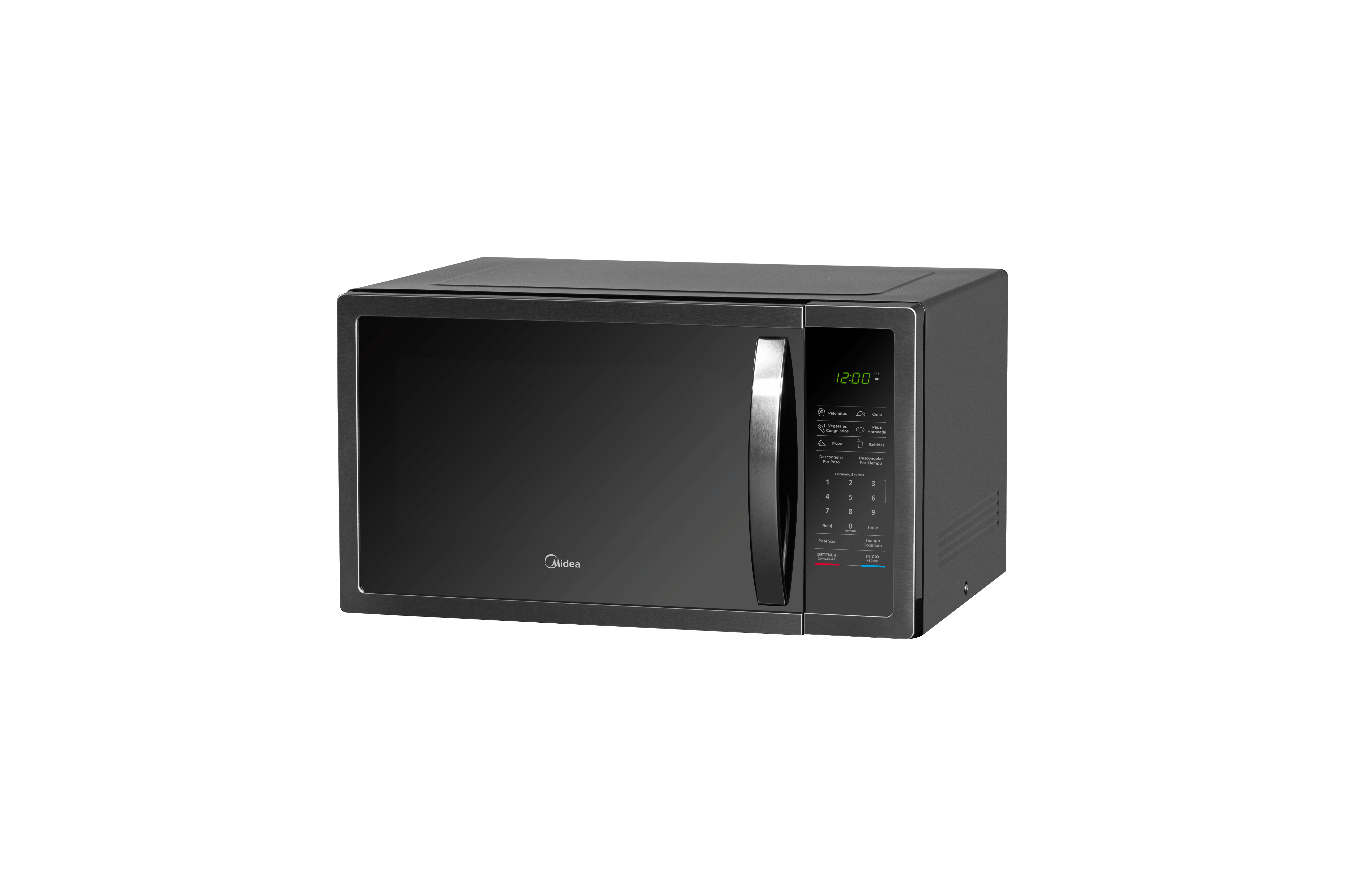 Horno de Microondas Midea MMDHF16S2SS 1.6 Pies 10 Niveles de Potencia Acero Inoxidable