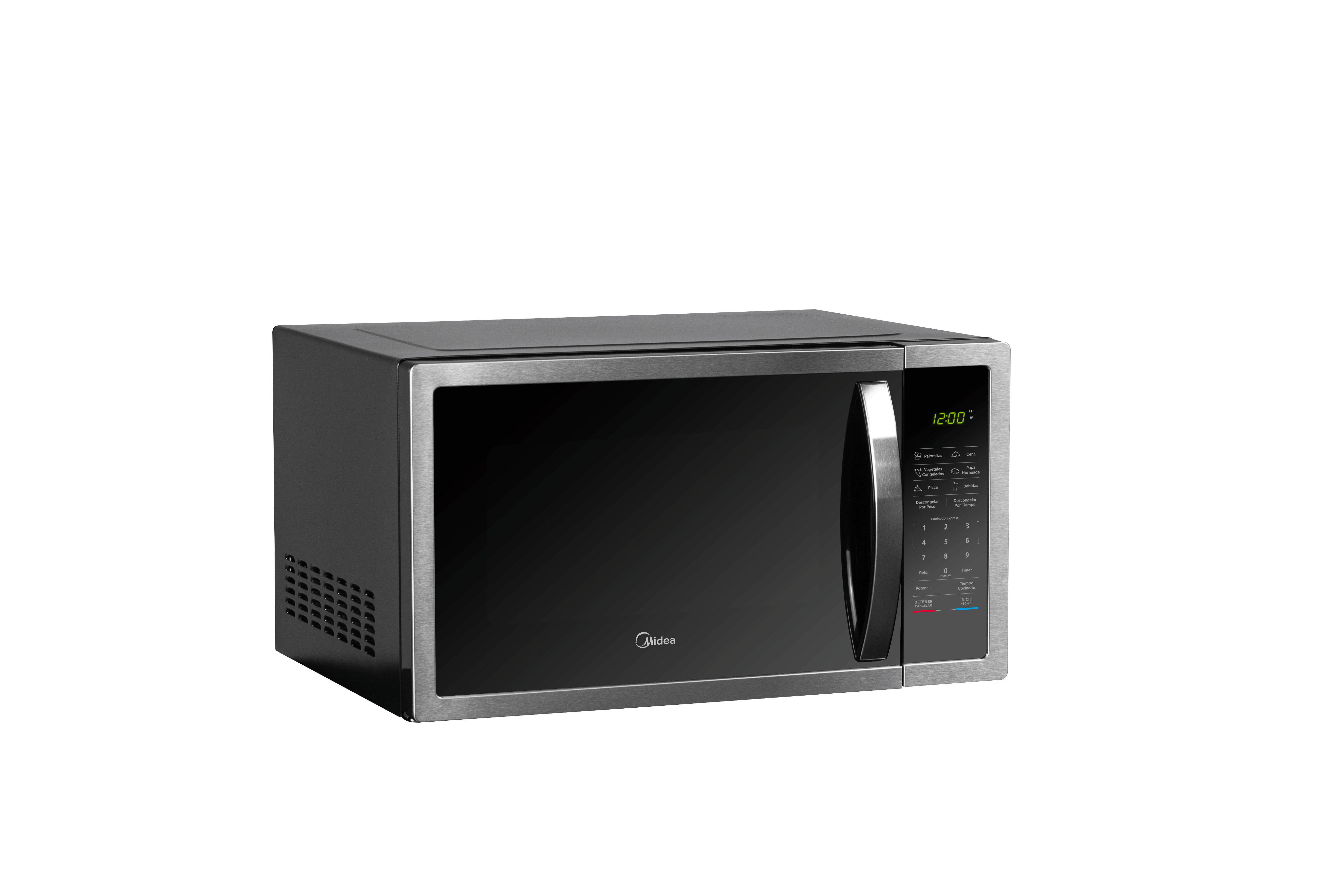 Horno de Microondas Midea MMDHF16S2SS 1.6 Pies 10 Niveles de Potencia Acero Inoxidable