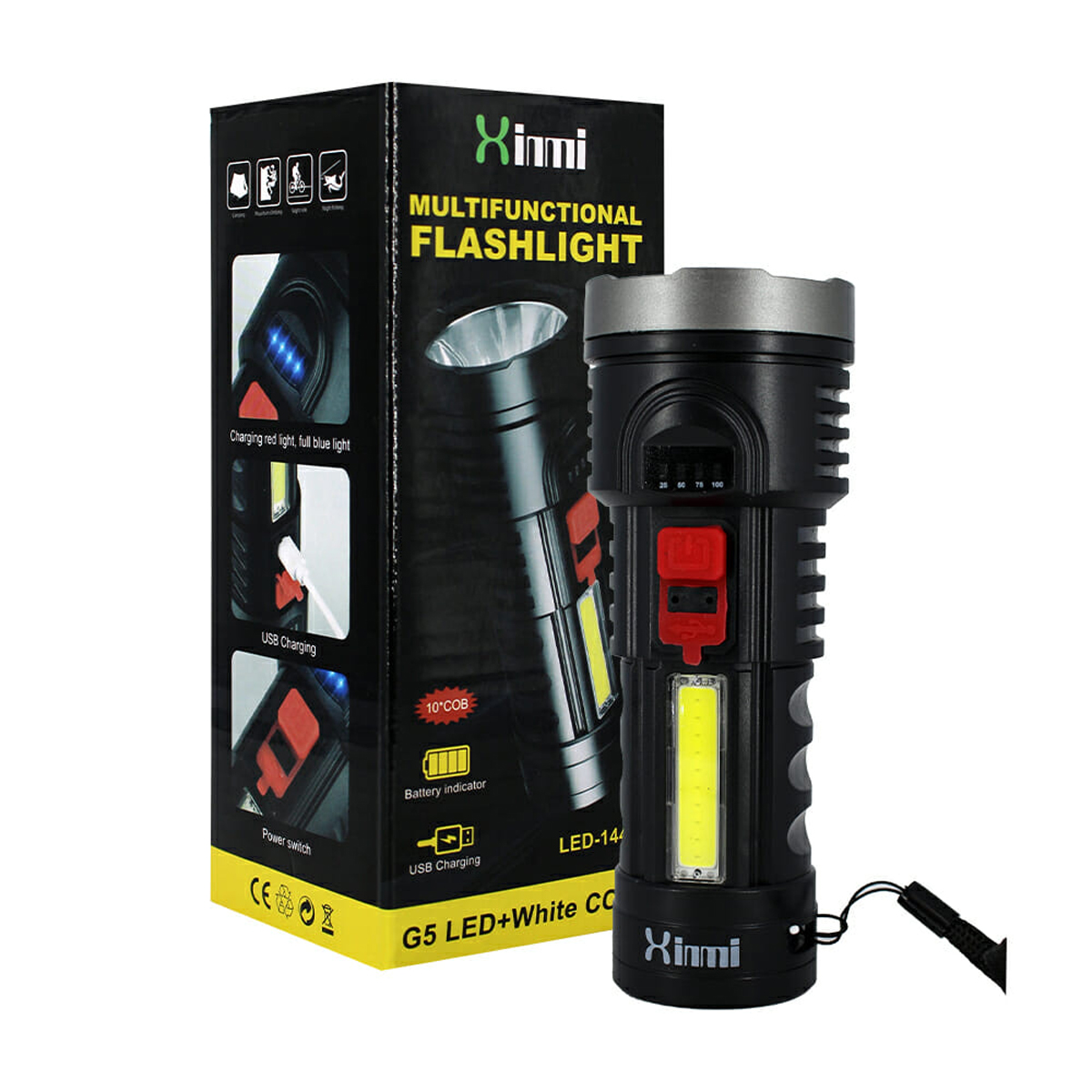 Linterna Tactica Recargable Linterna Led Militar