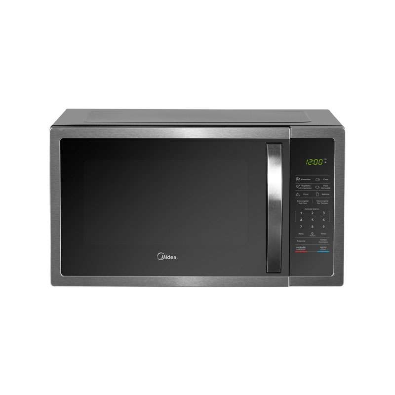 Horno de Microondas Midea MMDHF16S2SS 1.6 Pies 10 Niveles de Potencia Acero Inoxidable