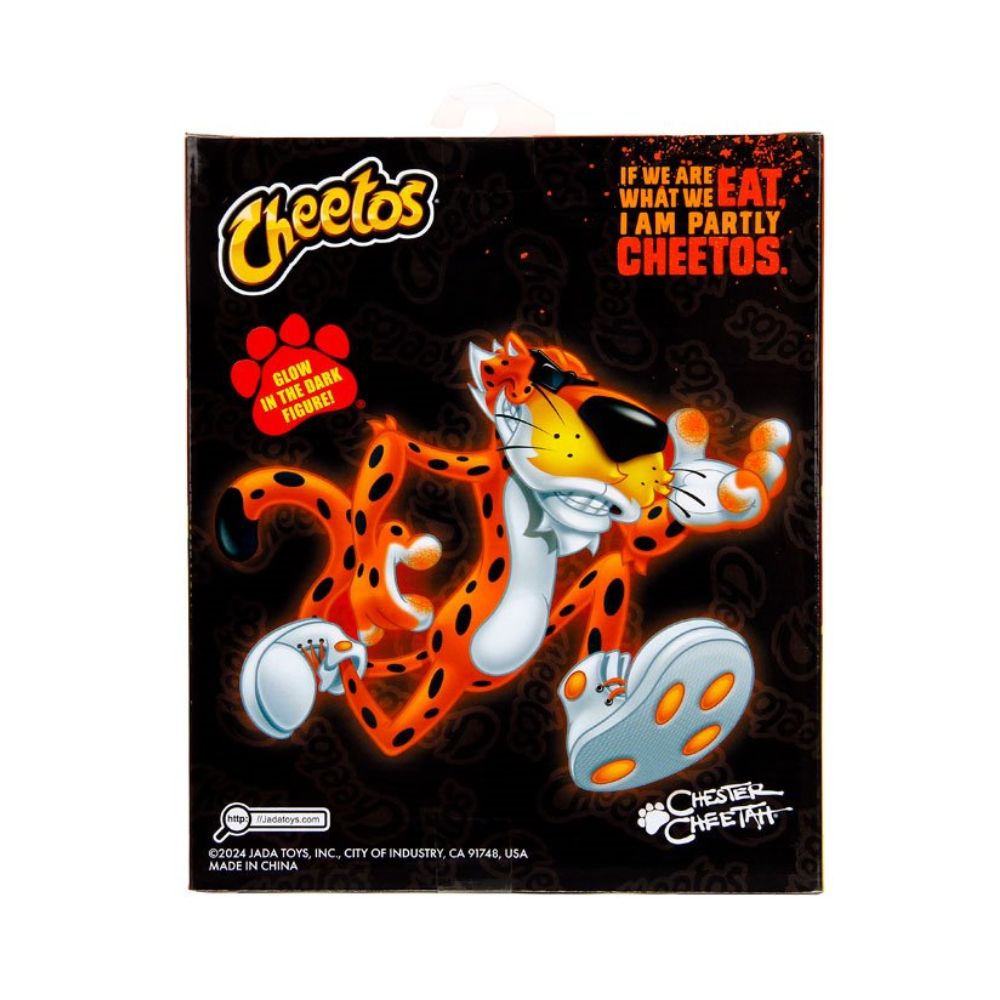 Chester Cheetah Flamin' Hot GLOW Figura de accion 6 pulgadas Cheetos