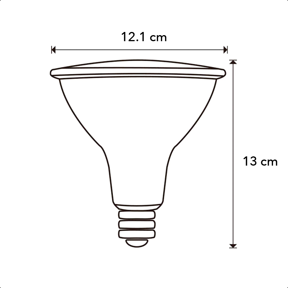 Foco Led ICON Par38 15W Base E26 Long Neck Color De Luz Blanco Frío