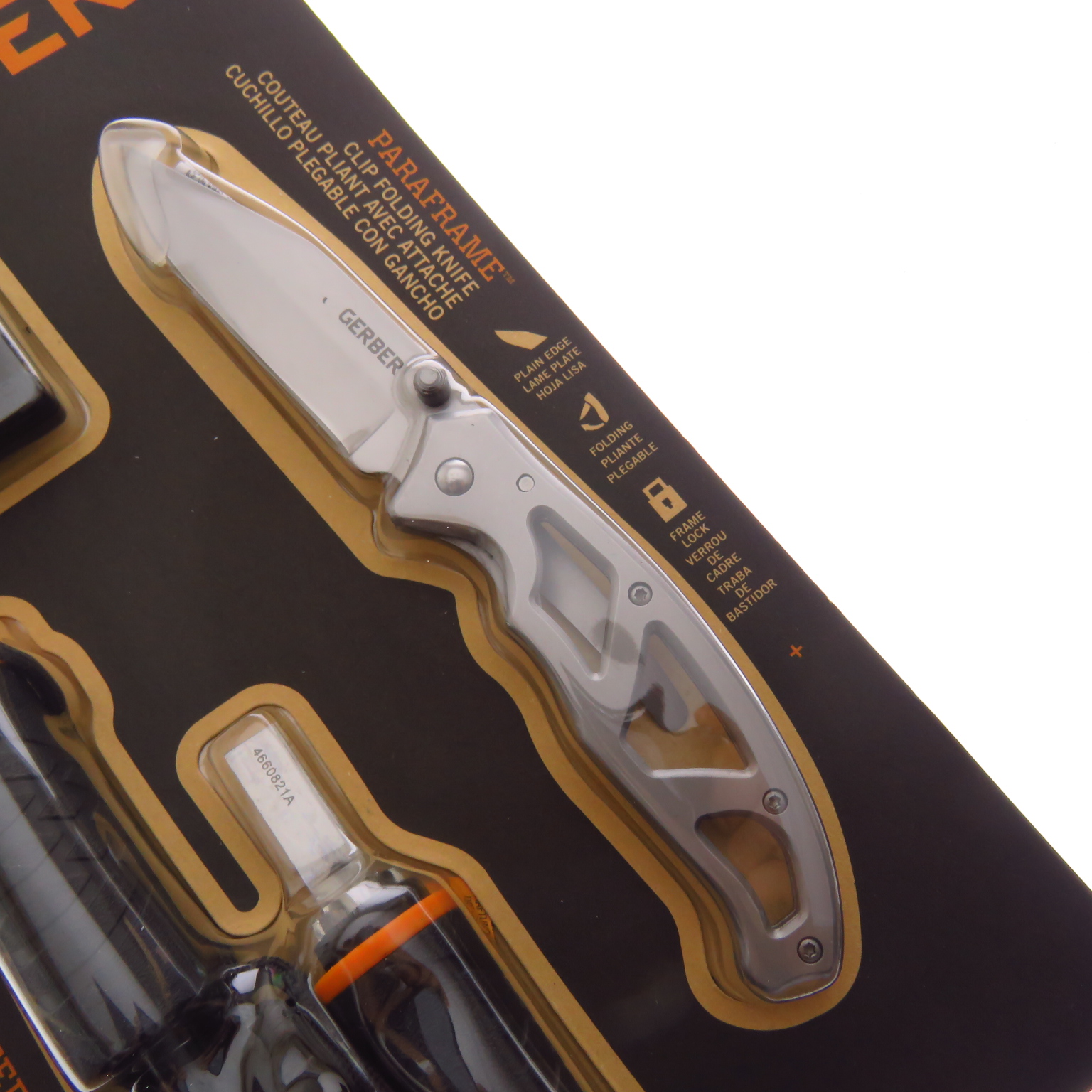 G4134 Gerber Combo Navaja Paraframe Iniciador Y Afilador