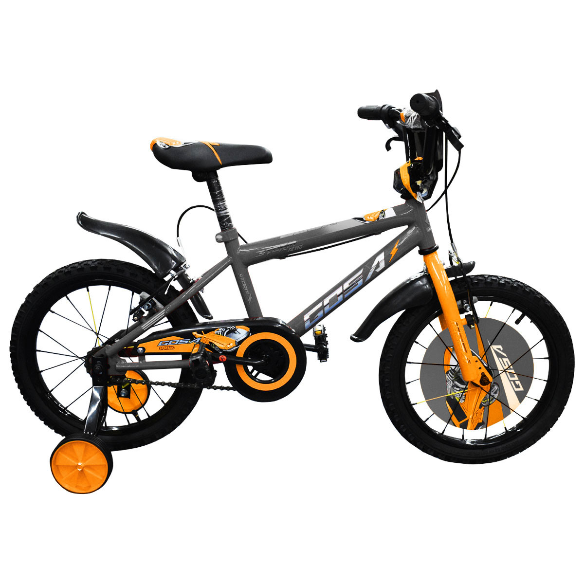 Bicicletas Para Niños R12 Bimex Storm Anaranjado
