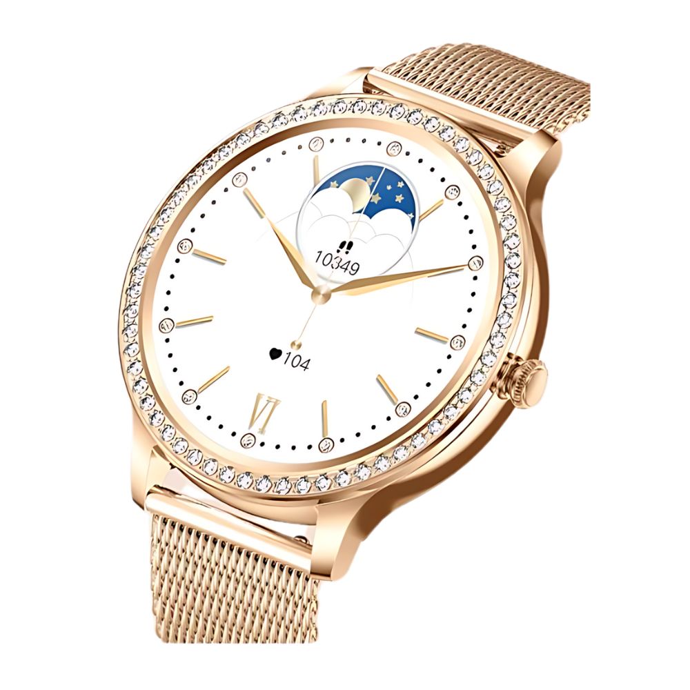Smartwatch Gadgets&Fun Elegant Alexa con Pantalla Grande y Diseño Femenino
