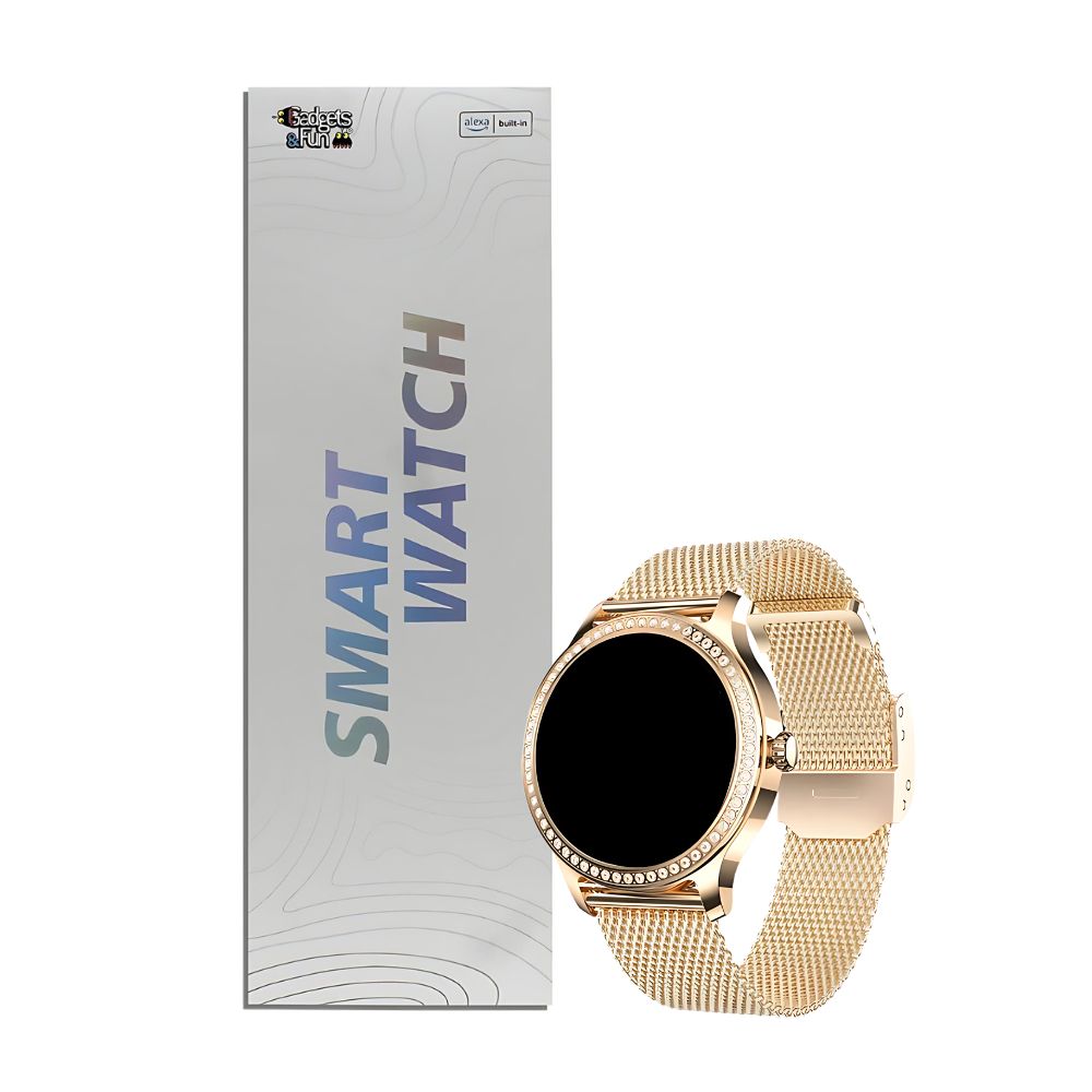 Smartwatch Gadgets&Fun Elegant Alexa con Pantalla Grande y Diseño Femenino