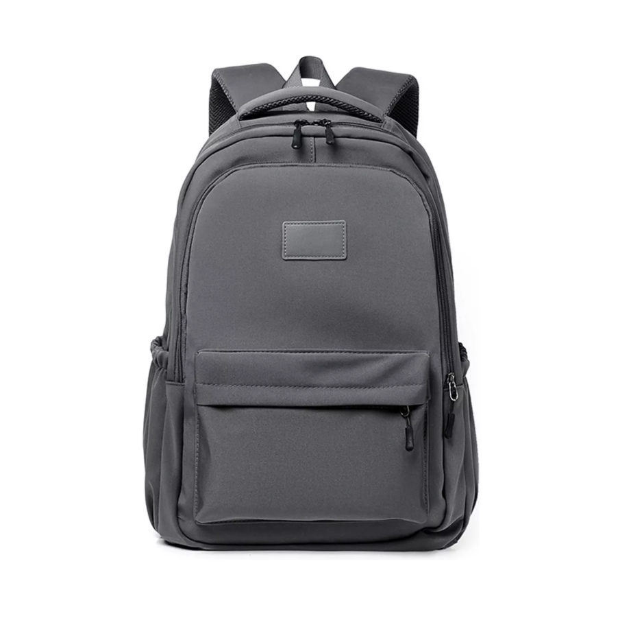 Mochila Para Viaje De Gran Capacidad Mochila Laptop De 14 Pulgadas gris