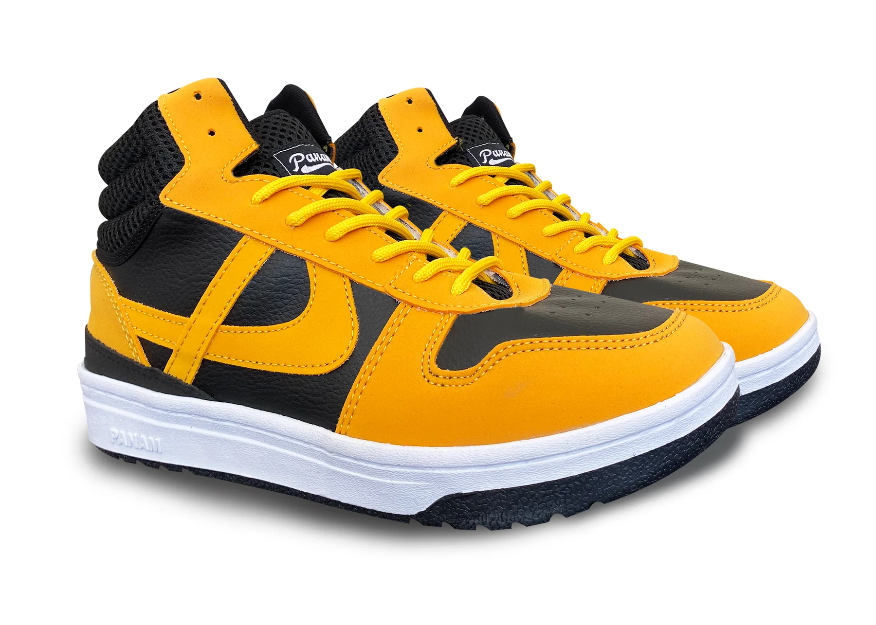 Tenis Panam Bota Tepoz Leyenda Negro/ Amarillo Unisex