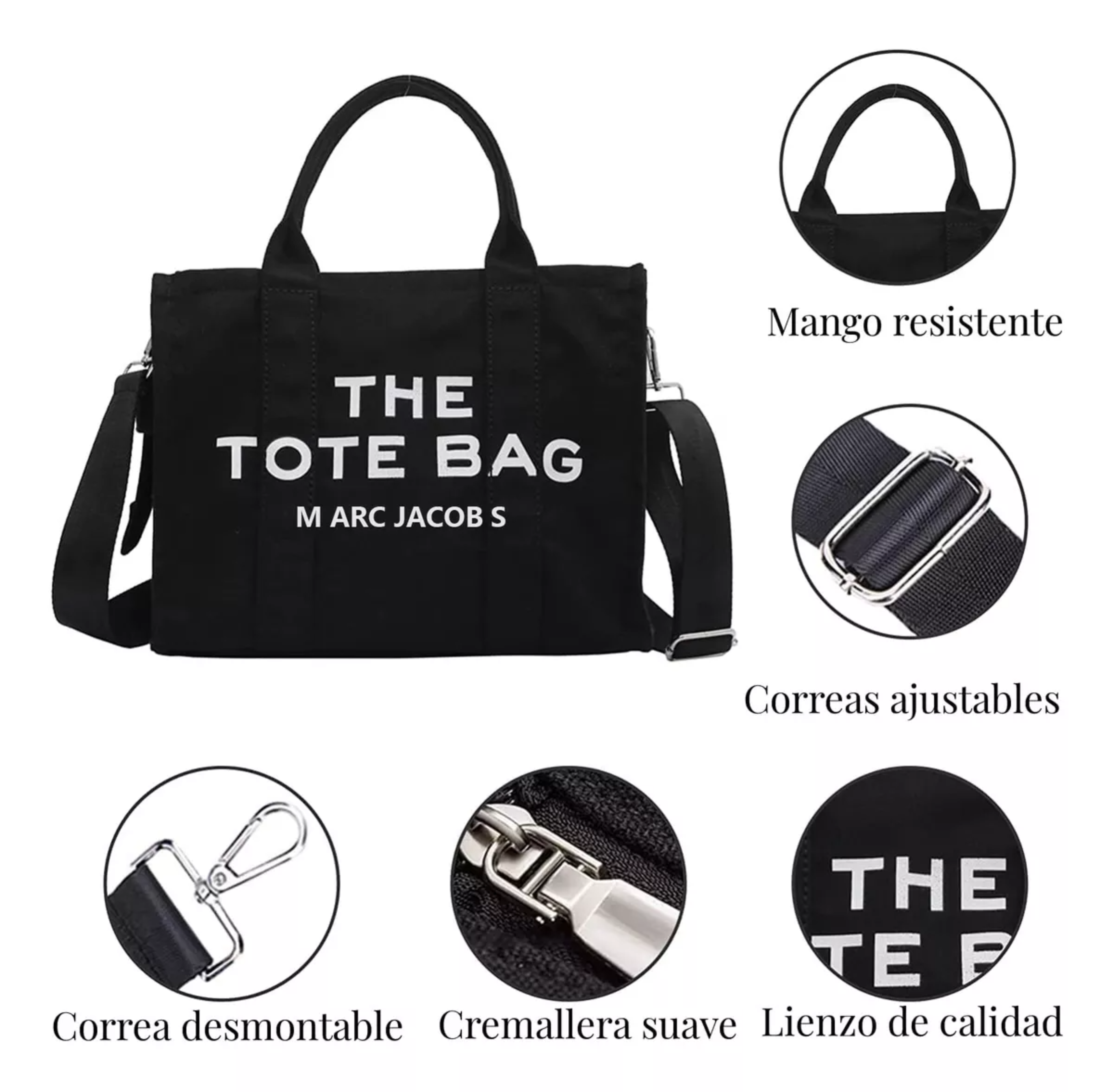 Bolsos De Mujer Totes De Mano Con Cremallera Puede Hombro
