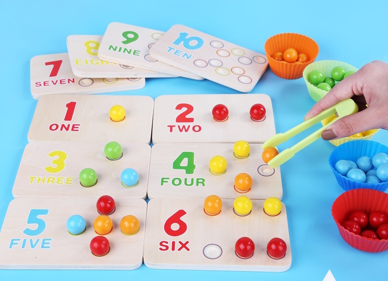 Juego para clasificar, aprender conteo y operaciones básicas