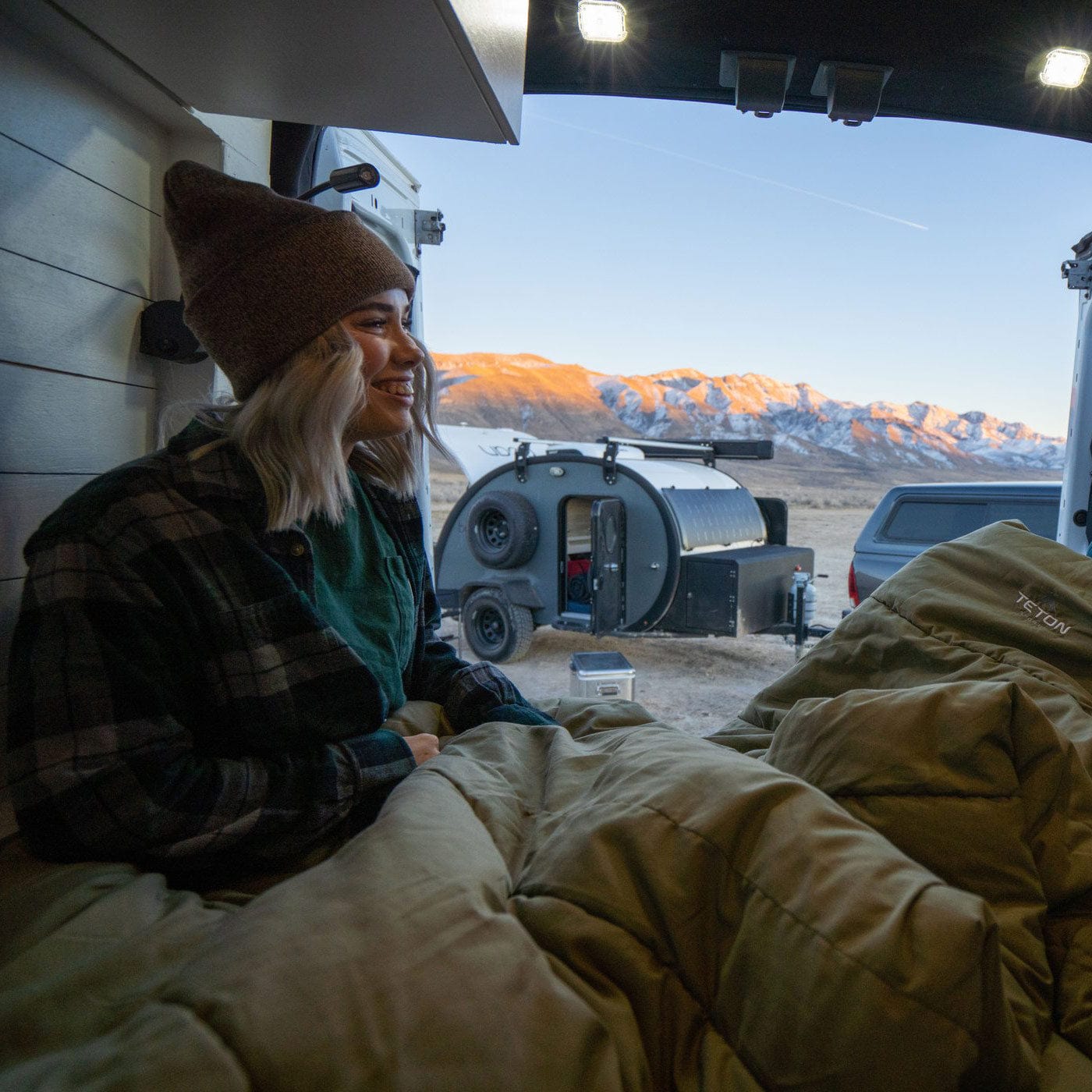 Sleeping "Evergreen" -6 °C Verde / Azul Teton Sports