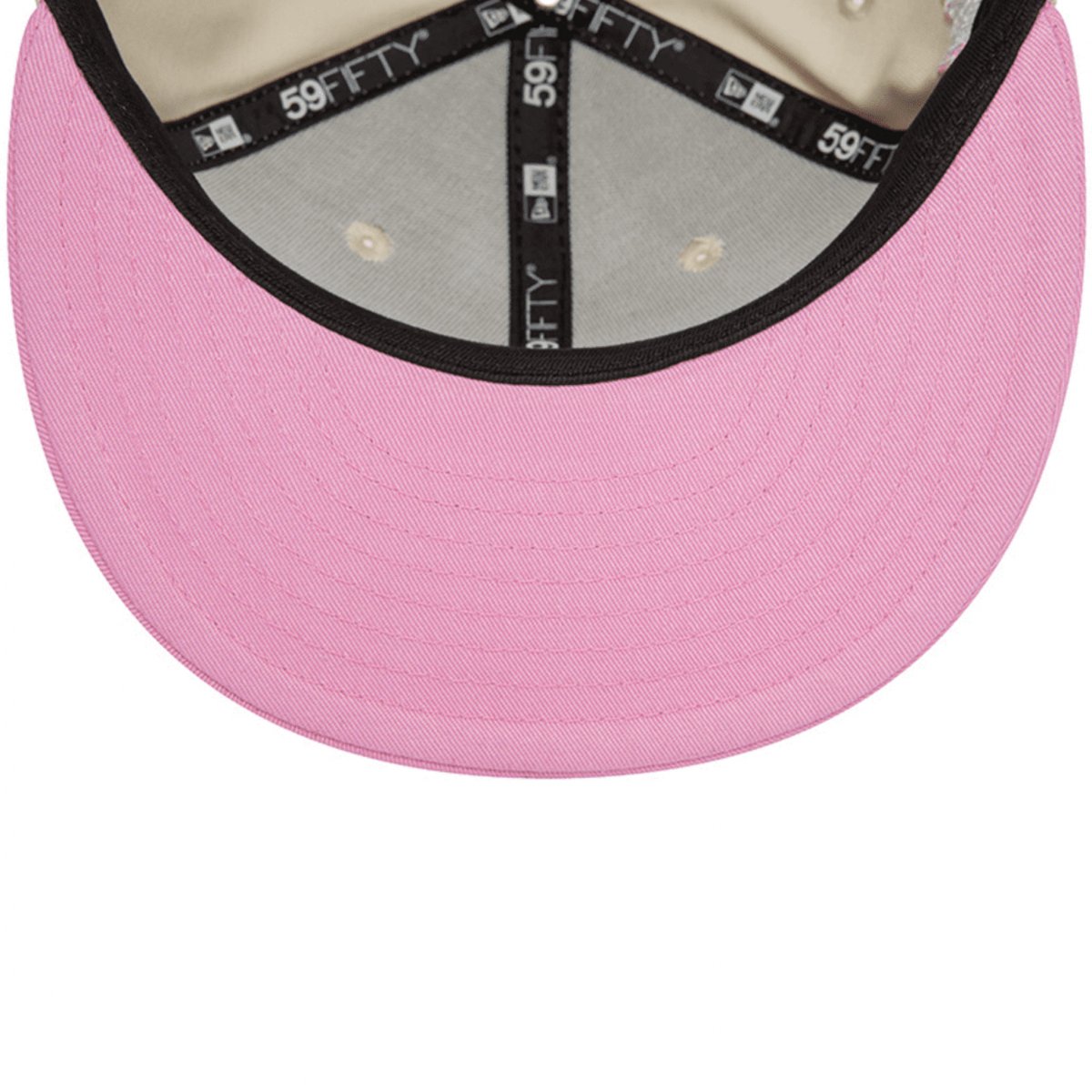 Gorra New Era Los Angeles Dodgers 59fifty Blanco/Rosa talla 7 3/8