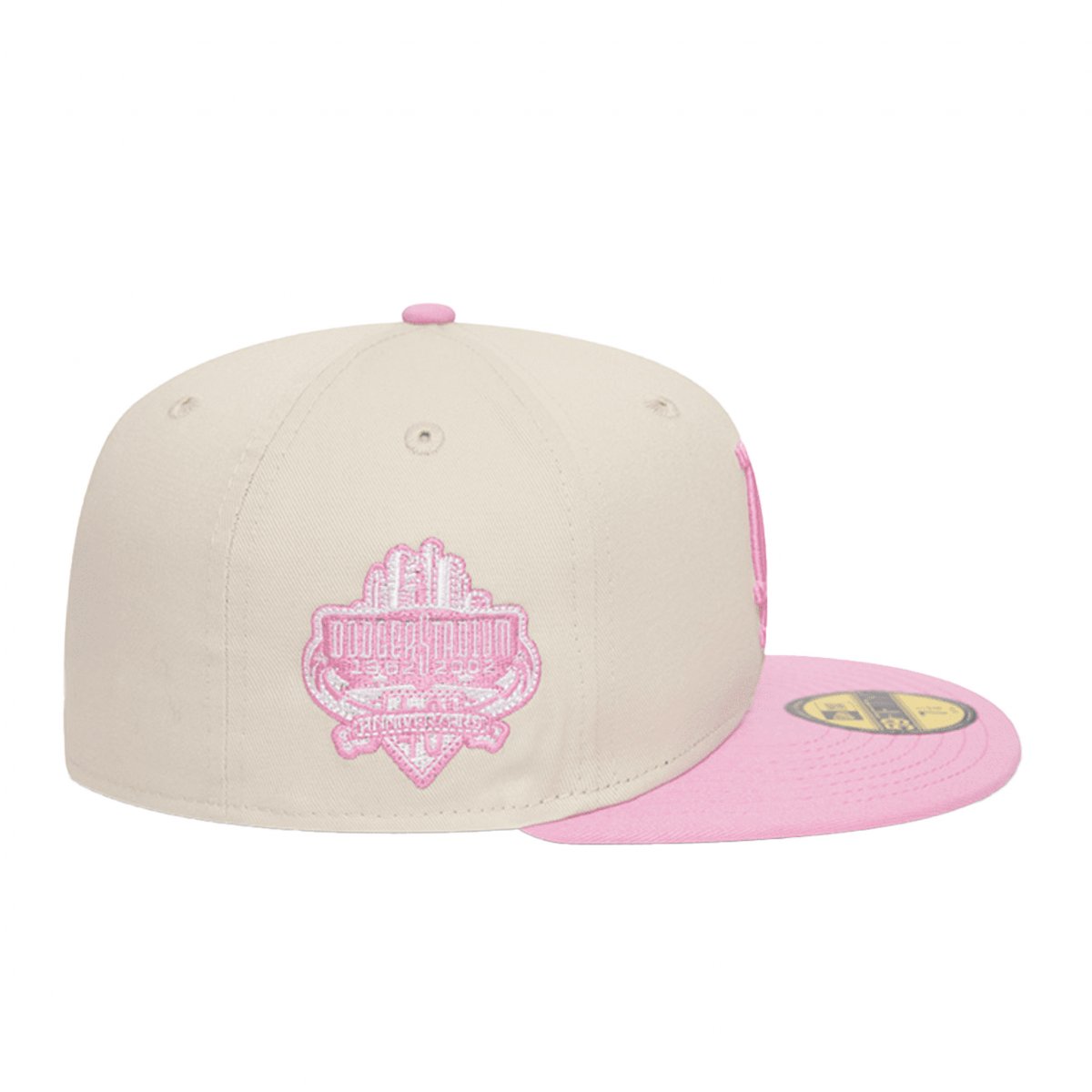 Gorra New Era Los Angeles Dodgers 59fifty Blanco/Rosa talla 7 3/8