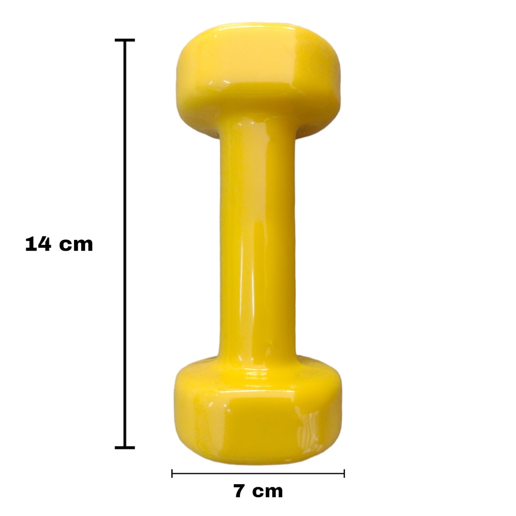 Par de Mancuernas Profesionales forro de Vinil 1kg IF-V1 Infinité 