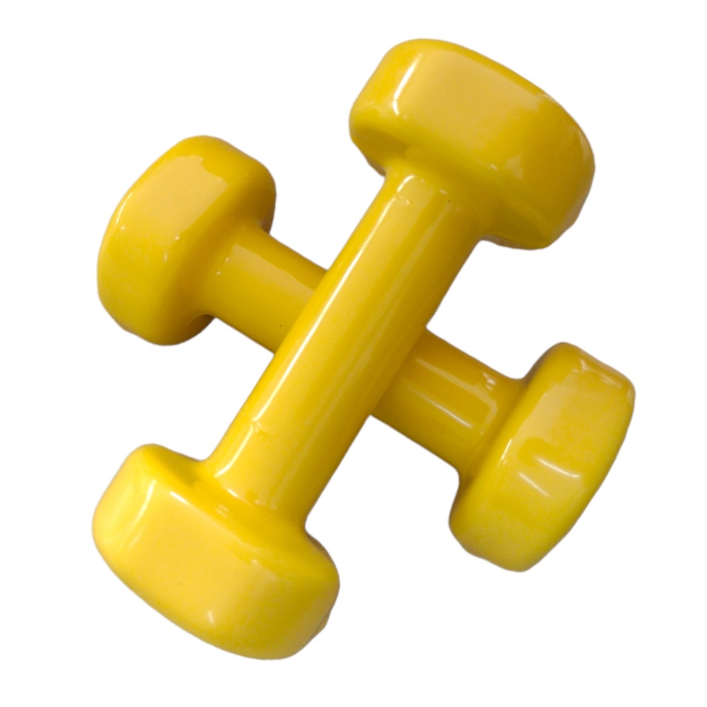 Par de Mancuernas Profesionales forro de Vinil 1kg IF-V1 Infinité 