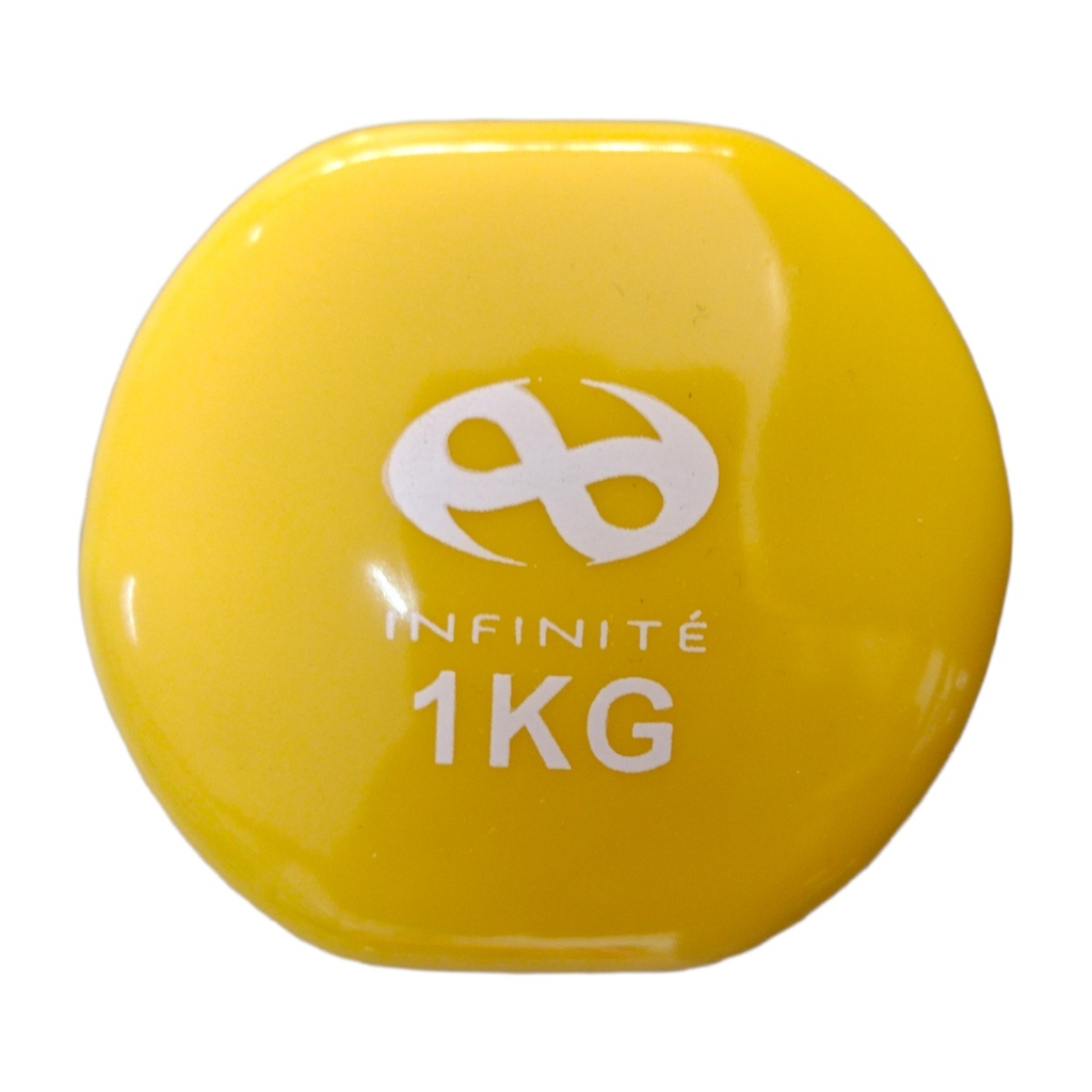Par de Mancuernas Profesionales forro de Vinil 1kg IF-V1 Infinité 
