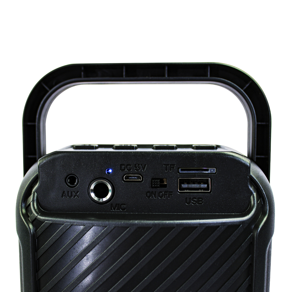 Bocina Azul Bluetooth Ridgeway Reproductor Mp3 3x2 pulgadas 