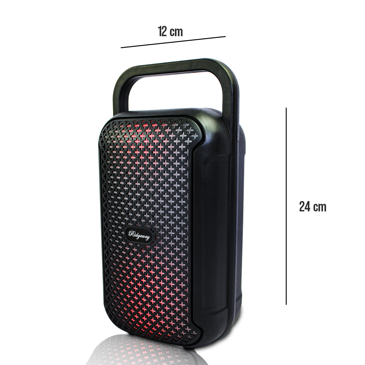 Bocina Azul Bluetooth Ridgeway Reproductor Mp3 3x2 pulgadas 
