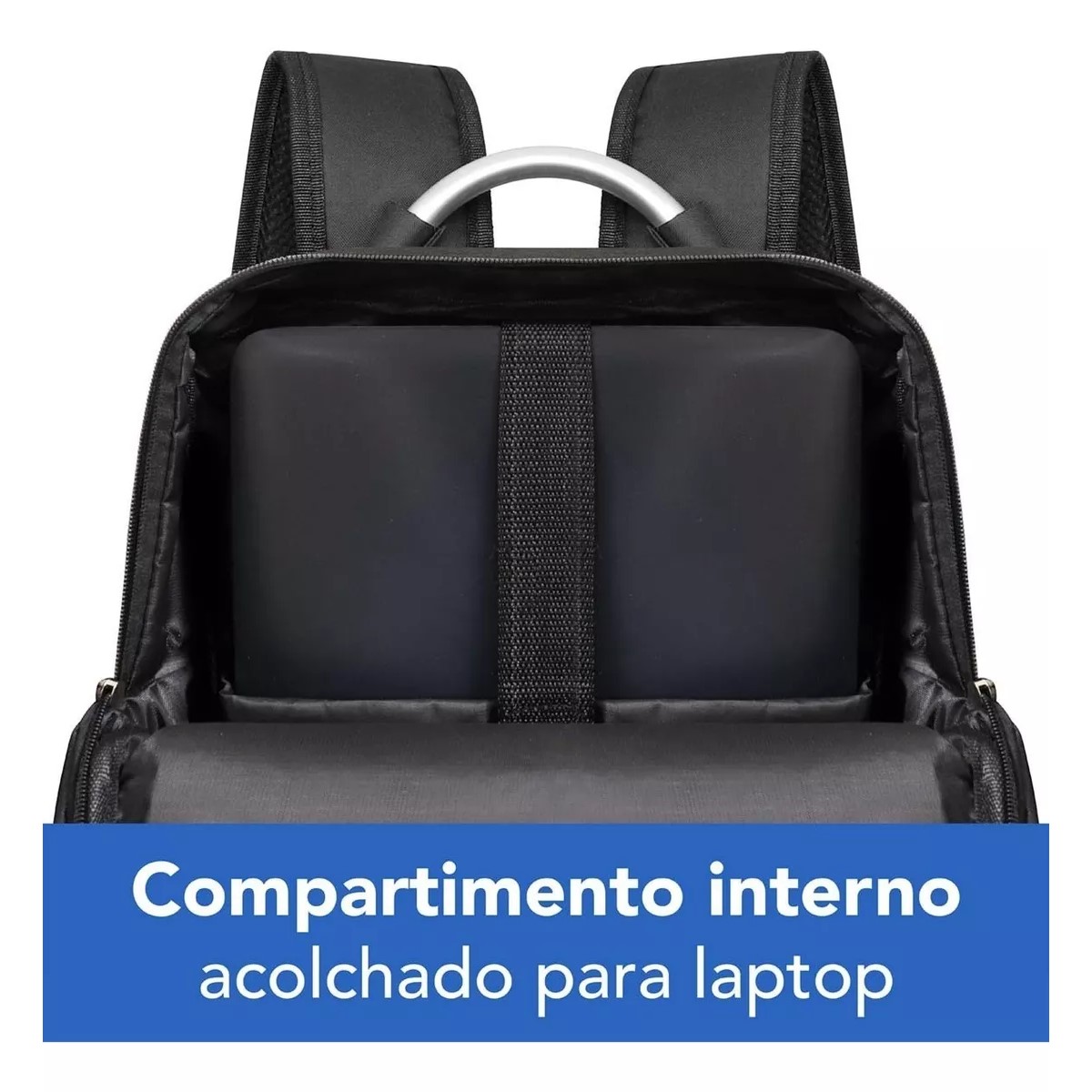 Mochila 15.6 Pulgadas, Champion, Asa Metálica, Backpack, Negro, BROBOTIX 6000830