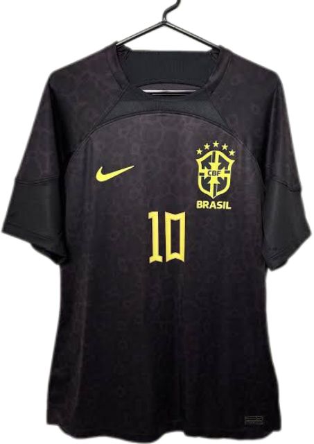 Nuevo! Jersey Brasil 2024/2025 Vinicius Jr 7 Edicion Especial Racismo Negro Black  Talla XL