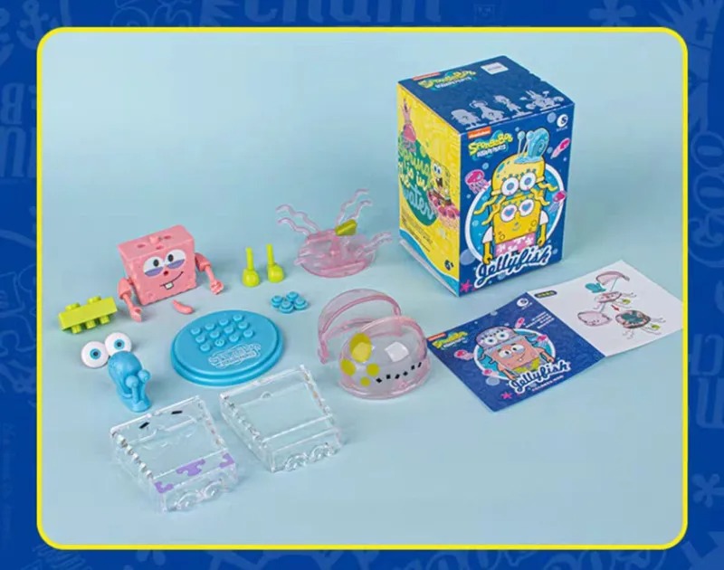 Figura Colección Mystery Bob Esponja SquarePants Serie Medusa Oficial Importado