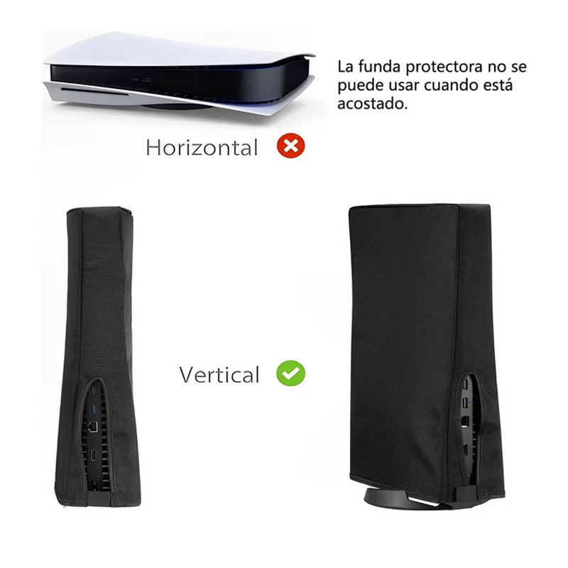 Funda De Protección Cubrepolvo Para Ps5 Play 5 Vertical