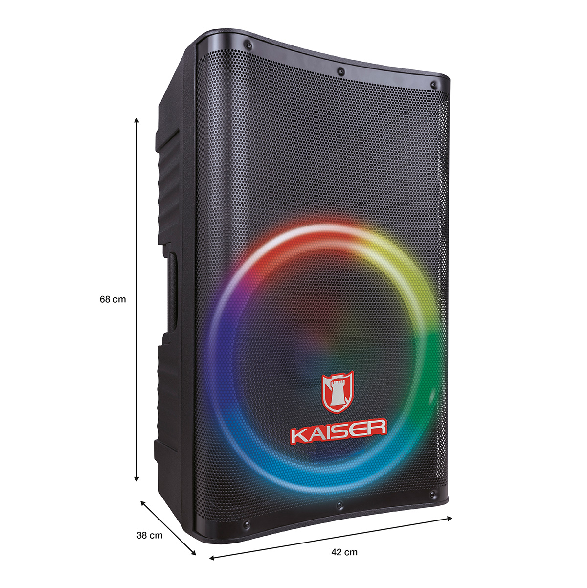 Bocina Portátil Kaiser Recargable 15" MSA-9716