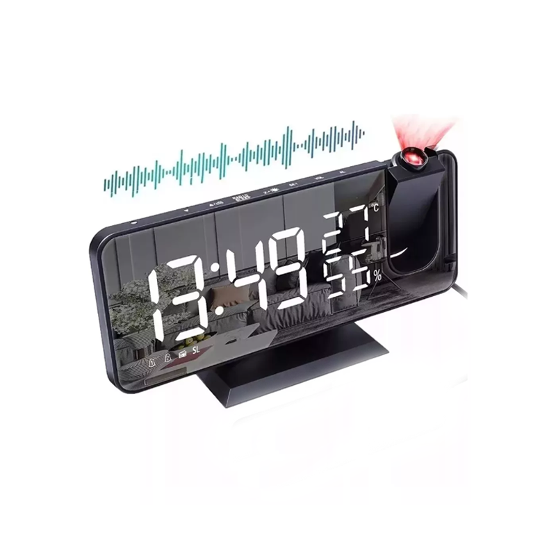Reloj Despertador Digital Con Proyeccion De Led Multifunción
