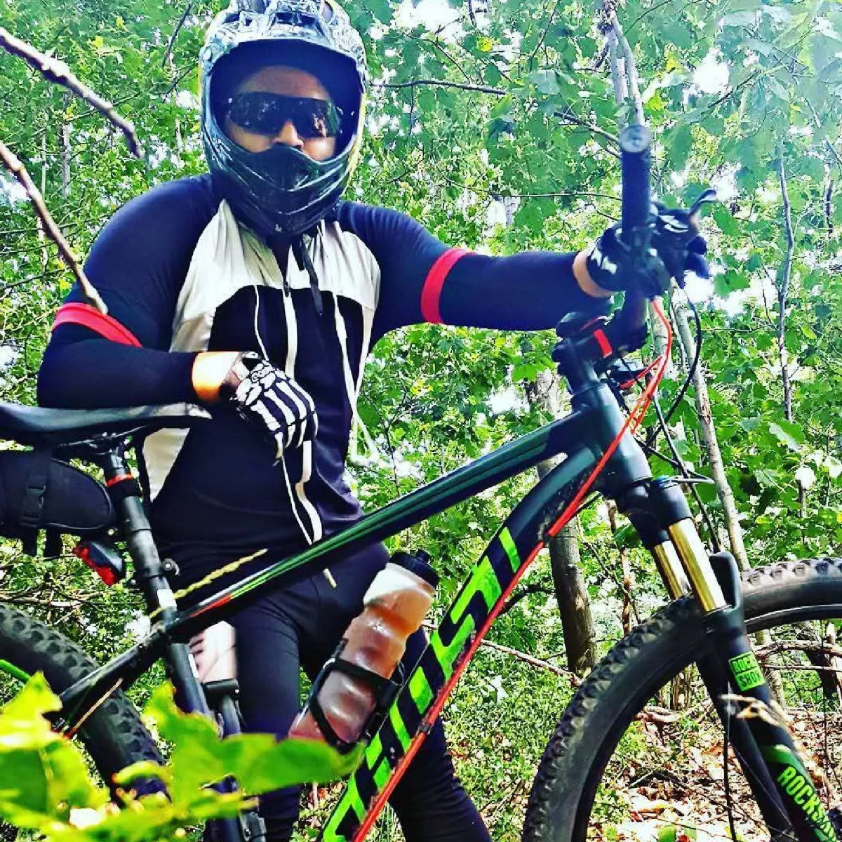 Guantes De Calavera Transpirables Para Ciclismo Talla G
