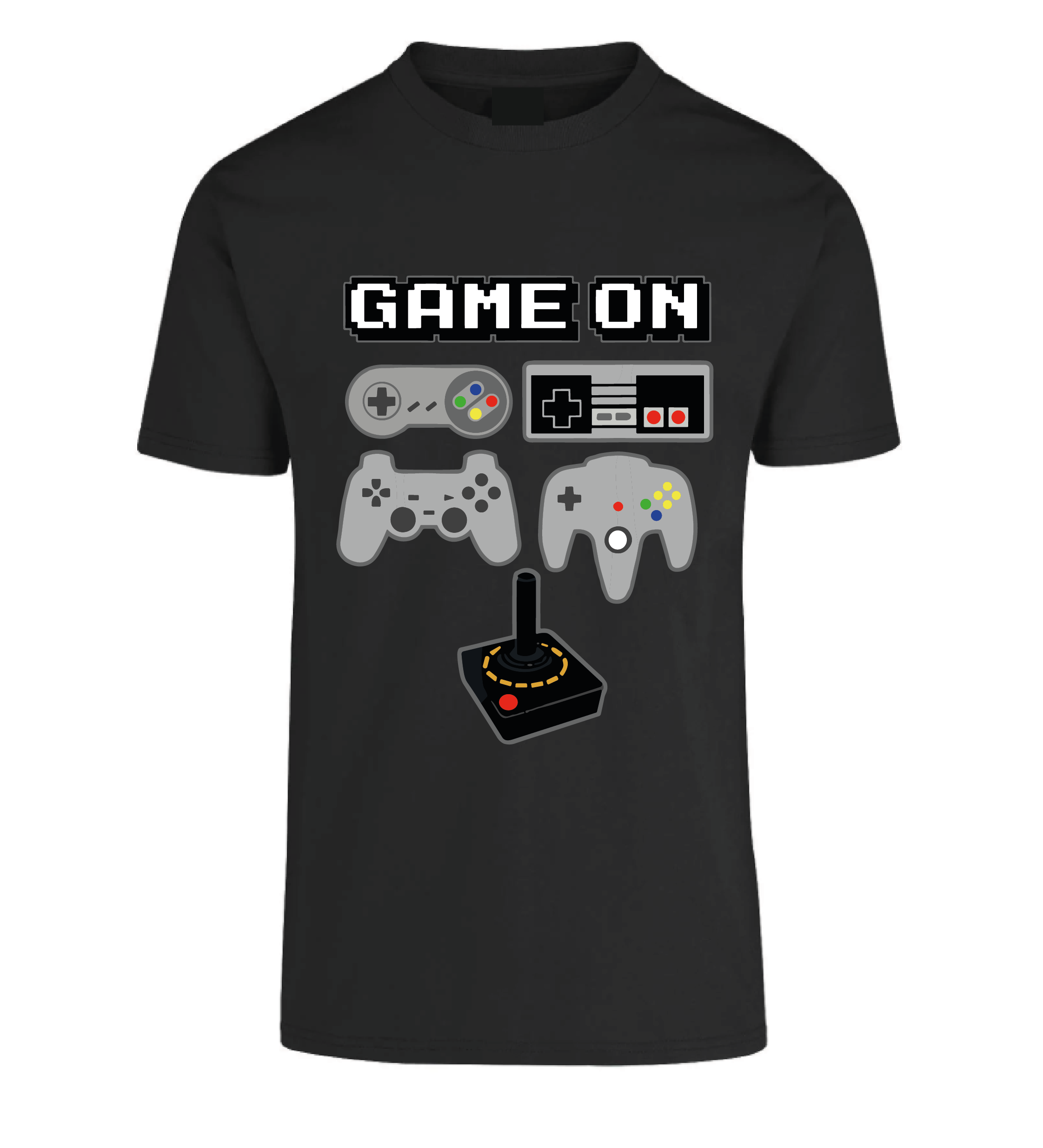 Playera Gamer Retro Controles Consolas Play N64 Nes