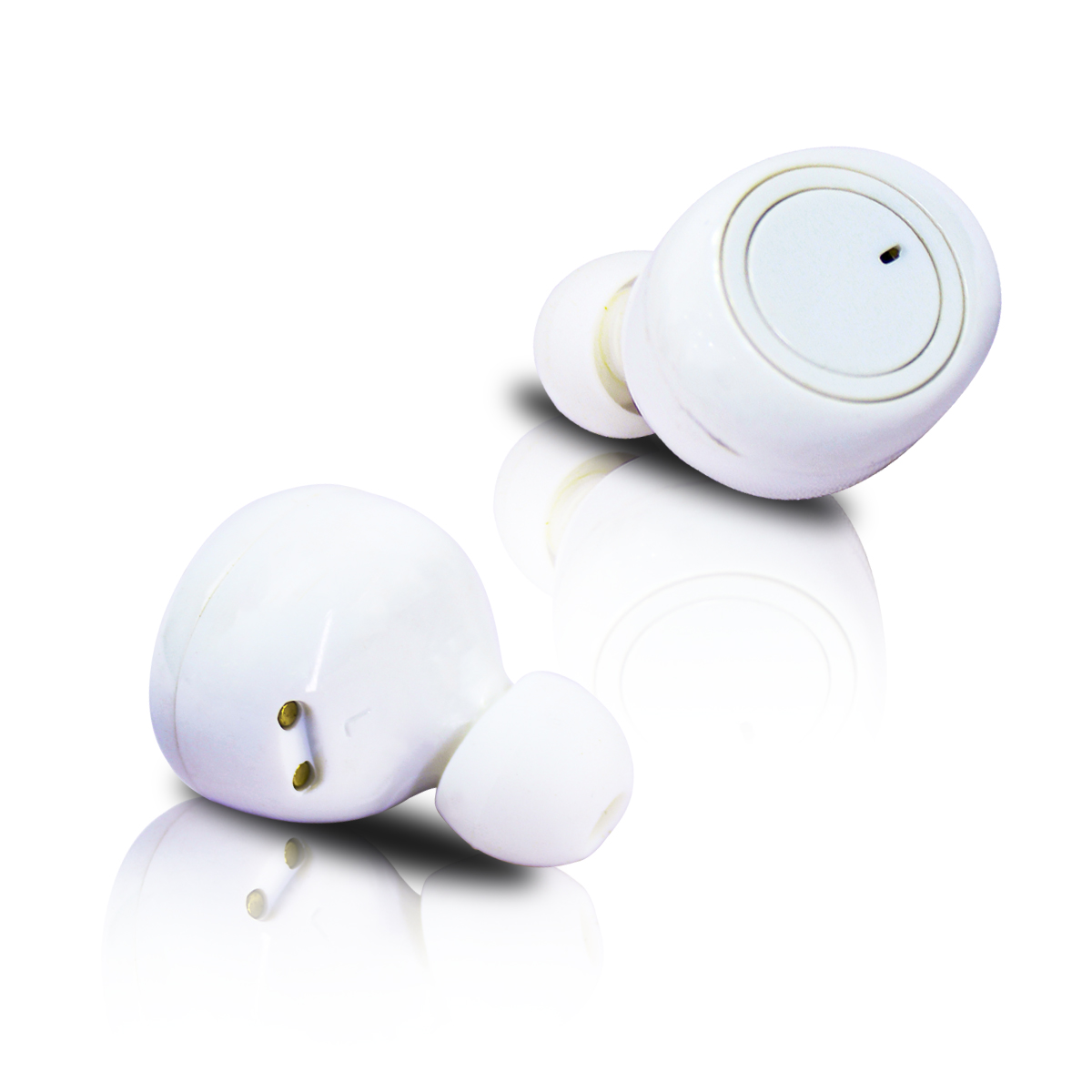 Audifonos Inalambricos Ridgeway Blancos Con Estuche De Carga