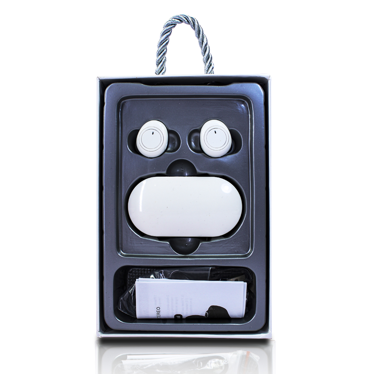 Audifonos Inalambricos Ridgeway Blancos Con Estuche De Carga