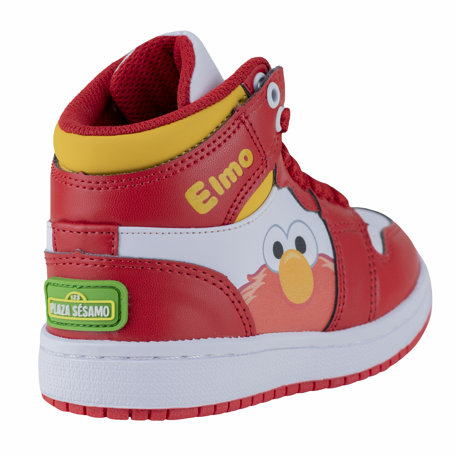 Tenis Urbano Tipo Bota Niño Plaza Sesamo Elmo Karsten 41503-1b Rojo