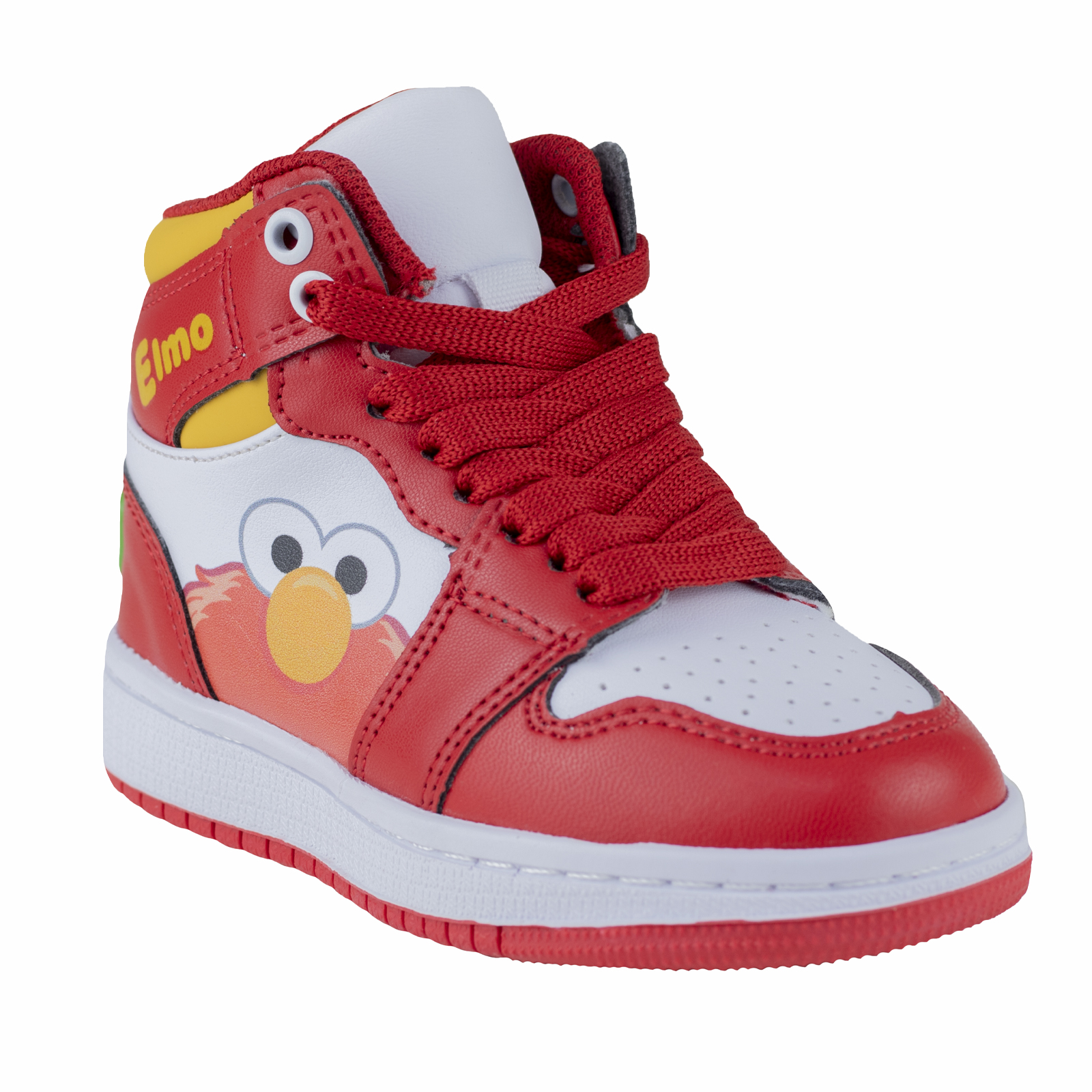 Tenis Urbano Tipo Bota Niño Plaza Sesamo Elmo Karsten 41503-1b Rojo